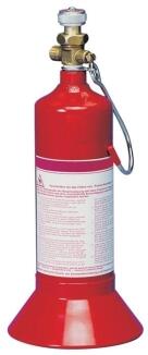 KAYSER Propangasflasche 425g, G 3/8 Zoll LH, TÜV-geprüft, nahtlos, selbst befüllbar, ohne Füllung