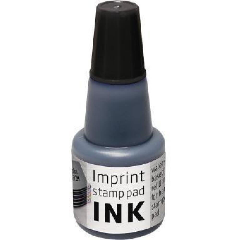 Stempelkissen Imprint 24ml, schwarz, blau, rot, grün, ohne Öl, passend für Bürostempel