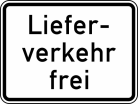 Verkehrszeichen 1026-35 StVO, Lieferverkehr frei
