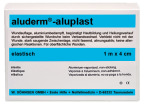 Wundverbandpflaster -aluderm®-aluplast-, Länge 1 m, 10 Stück á 100 mm
