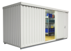 Materialcontainer -STIC 1500- mit Isolierung, ca. 10 m², wahlweise Holzfuß- oder isolierter Boden