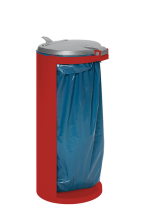 Modellbeispiel: Müllsackständer -Cubo Rico- 120 Liter, aus Stahl, in rot (Art. 16910) Lieferumfang ohne Müllsack