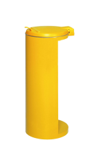 Modellbeispiel: Müllsackständer -Cubo Rico- 120 Liter, aus Stahl, in gelb (Art. 16912)