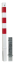 Modellbeispiel: Absperrpfosten -Bollard- herausnehmbar mit Profilzylinderschloss, beschichtet (Art. 470zb)