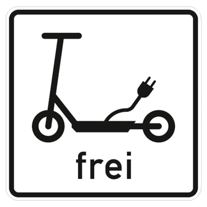 Modellbeispiel: VZ Nr. 1022-16 (Elektrokleinstfahrzeuge frei)