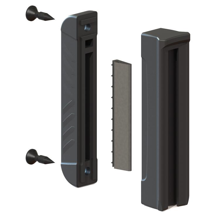 Personenleitsystem ′Beltrac Extend Double′, Aluminium, Gurtlänge 2 x 3,7 m, mobil, versch. Farben - 