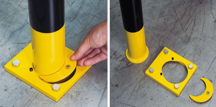 Detailansicht: leichte Montage