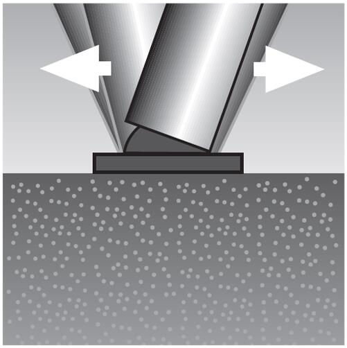 Technische Ansicht: Zum Aufdübeln, selbstaufrichtend bis 30°, mit Sollbruchstelle, Art. - Nr. 32319