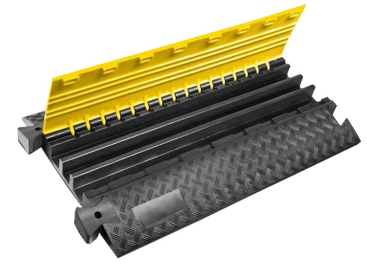 Deteilansicht: Kabelbrücke Typ 350 Deckel mit patentiertem Reißverschluss (Art. 13829)