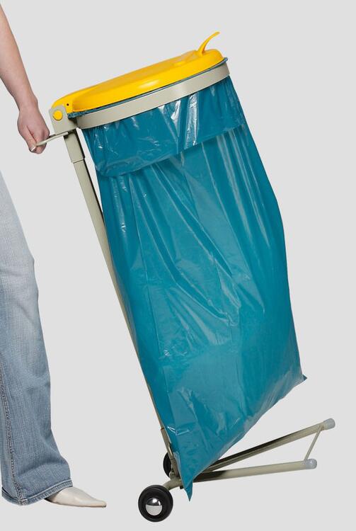 Anwendungsbeispiel: Leichter Transport dank der 2 Rollen