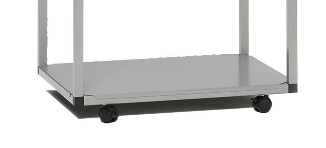 Modellbeispiel: Fahrwerksatz für Müllsackständer -Cubo Aurelio- in silber, für 240 Liter (Art.