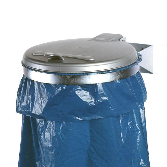 Müllsackhalter ′Cubo Leya′ 70-120 Liter aus Stahl, zur Wandbefestigung - Anwendungsbeispiel: Gestell