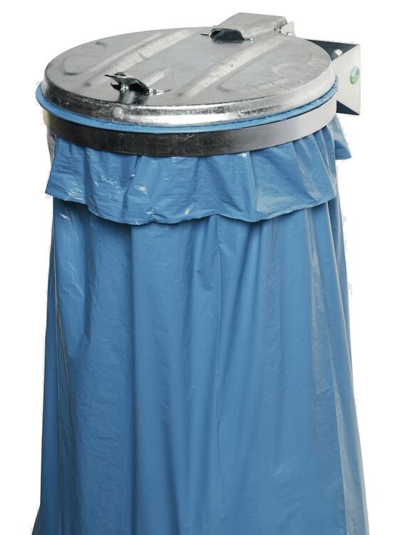 Müllsackhalter ′Cubo Leya′ 70-120 Liter aus Stahl, zur Wandbefestigung - Anwendungsbeispiel: Gestell