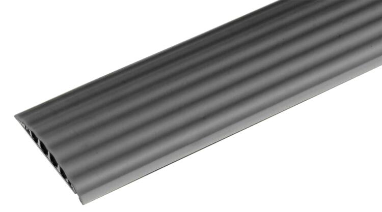 Detailansicht: Oberseite der Kabelbrücke Typ 212 in grau (Art. 19117)