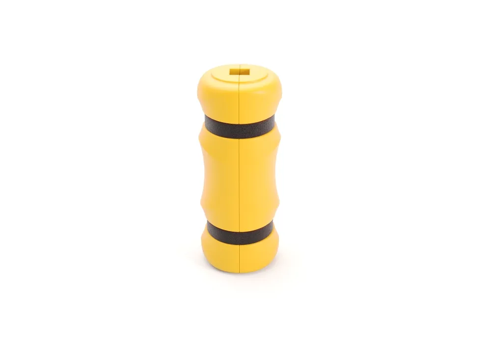 Säulenanfahrschutz ′Bounce Three′, HDPE, für eckige Säulen, Säulenmaß 100-150mm, Höhe 1100mm - Modellbeispiel: Säulenanfahrschutz -Bounce Three- ...