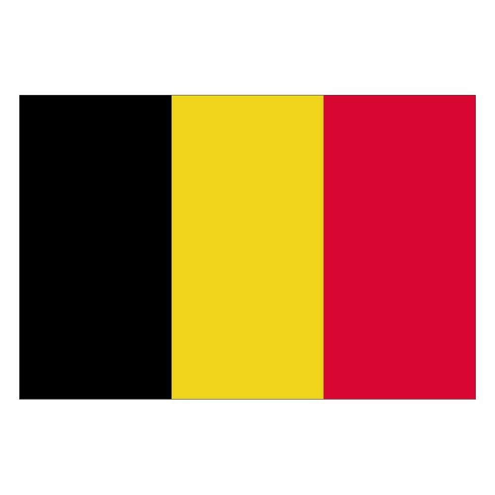 L&auml;nderflagge Belgien, Querformat, verschiedene Gr&ouml;&szlig;en, 110 g/m&sup2; oder 160 g/m&sup2;