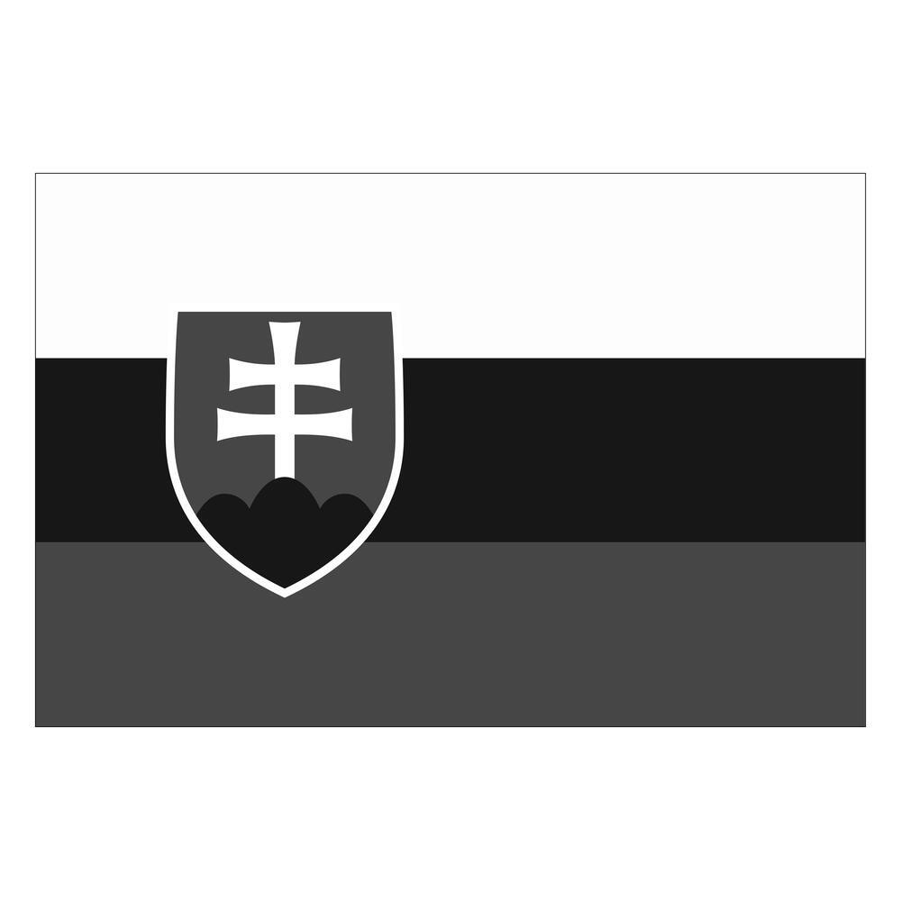 L&auml;nderflagge Slowakei, Querformat, verschiedene Gr&ouml;&szlig;en, 110 g/m&sup2; oder 160 g/m&sup2;