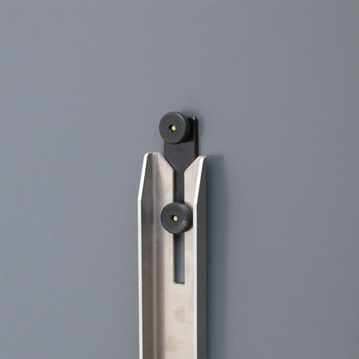 Schilderhalter für Flachform-Schilder, aus Aluminium - Detailansicht: Adapter