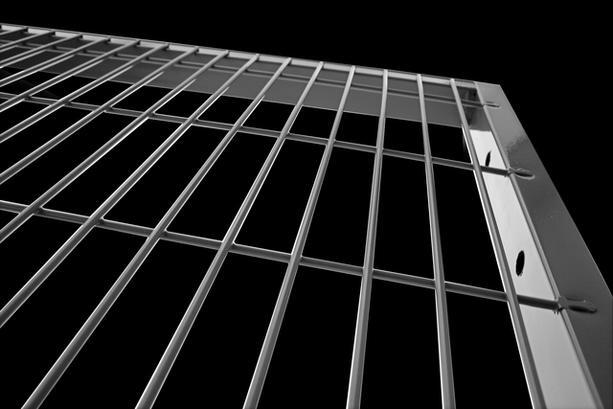 Maschinenschutzgitter Wandelement ′ST20′, Höhe 2050 mm, Breite 200-1500 mm - Detailansicht: Extrem