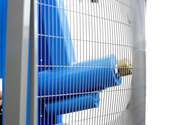 Maschinenschutzgitter Wandelement ′ST20′, Höhe 2050 mm, Breite 200-1500 mm - Anwendungsbeispiel: