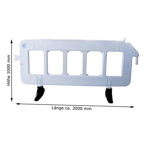 Technische Ansicht: Absperrgitter -Stop-