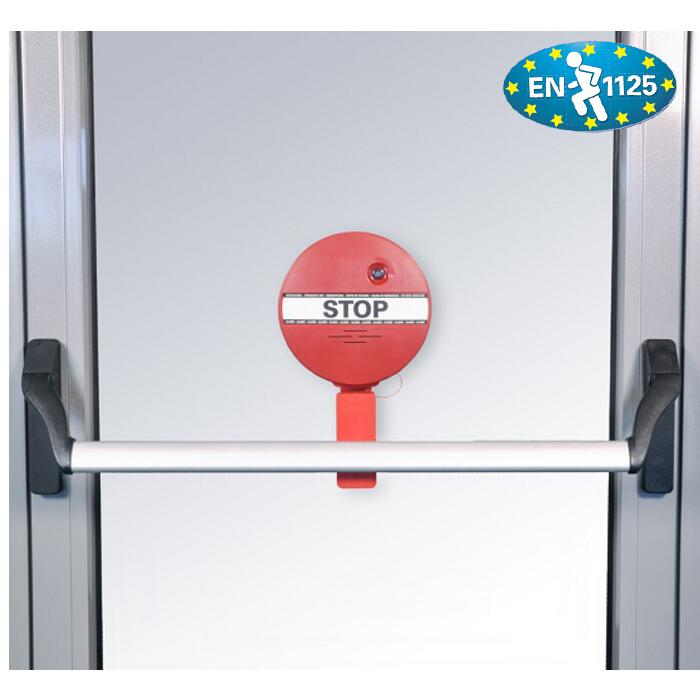 GfS Fluchttürsicherung ′DEXCON′, Elektrischer Alarm für Stangengriffe, nach DIN EN 1125 -