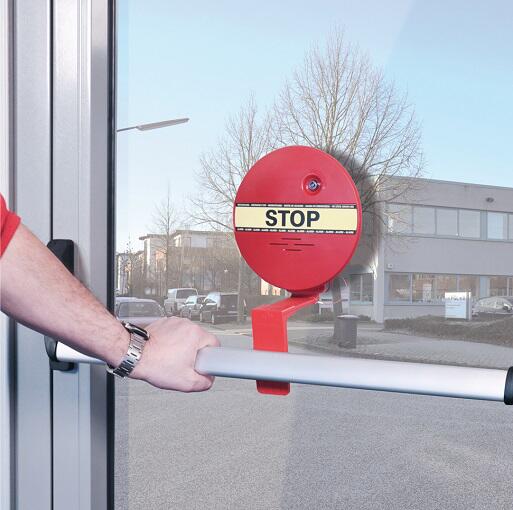 GfS Fluchttürsicherung ′DEXCON′, Elektrischer Alarm für Stangengriffe, nach DIN EN 1125 -