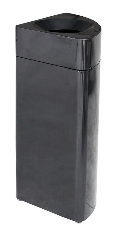 Modellbeispiel: Abfallbehälter -Pro 25-1/4 Kreis in schwarz (Art. 36630)