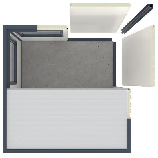 Technische Zeichnung: Aufsicht