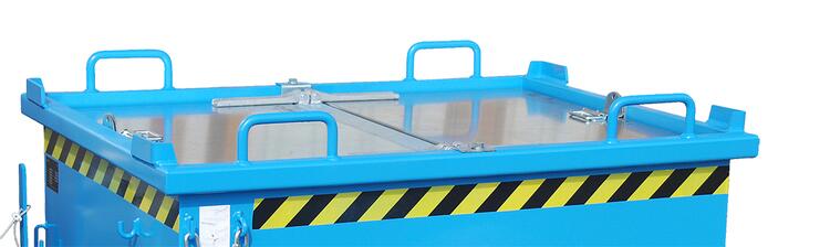 Modellbeispiel: Deckel für Klappbodenbehälter -Typ SB- (Art. 38611)