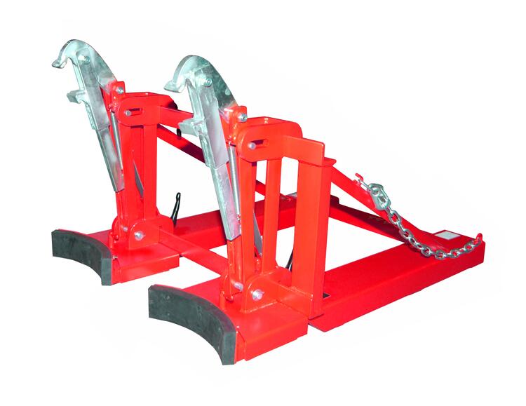 Modellbeispiel: Fasslifter -Typ RS-II-D-91-in RAL 3000 (Art. 38894-02)