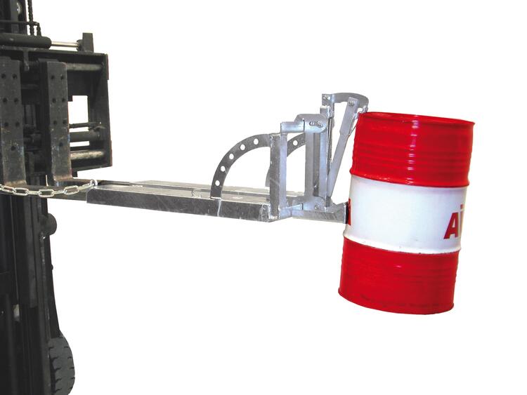 Anwendungsbeispiel: Fasslifter -Typ RS-60-I-, feuerverzinkt (Art. 38895-06)