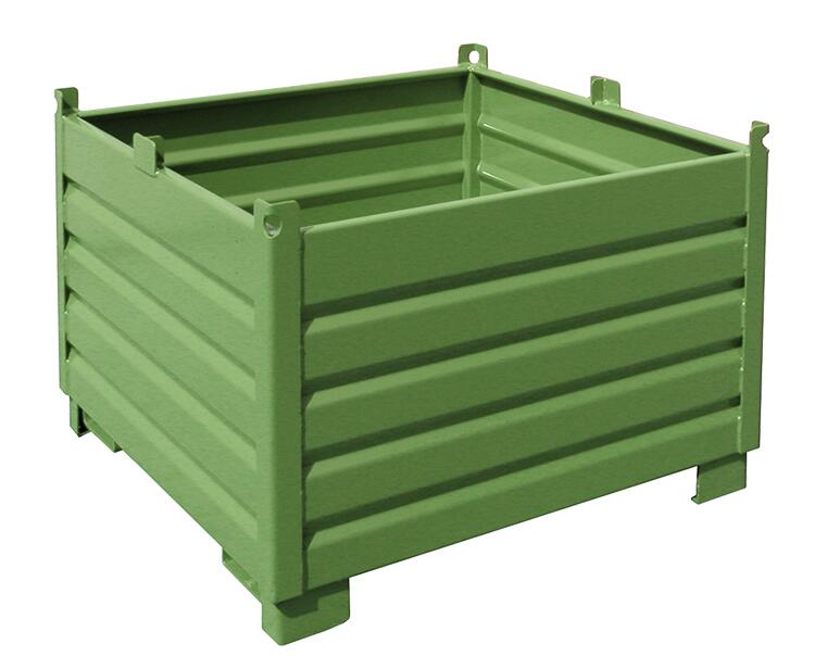 Modellbeispiel: Sammelbehälter-System-Typ SBS 1000- in RAL 6011, für Sammlung und Transport,