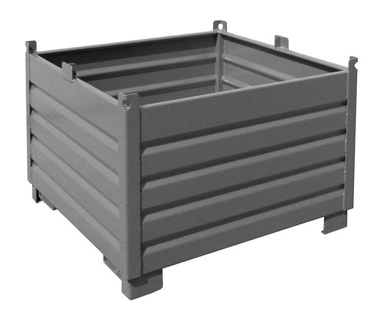 Modellbeispiel: Sammelbehälter-System -Typ SBS 2000- in RAL 7005, für Sammlung und Transport,