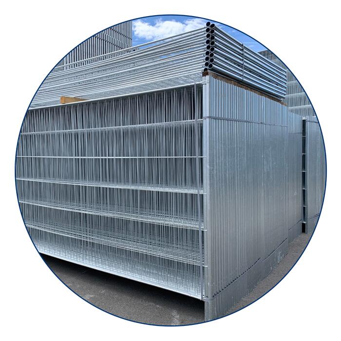 Anwendungsbeispiel: Bauzaun -Profi 500-