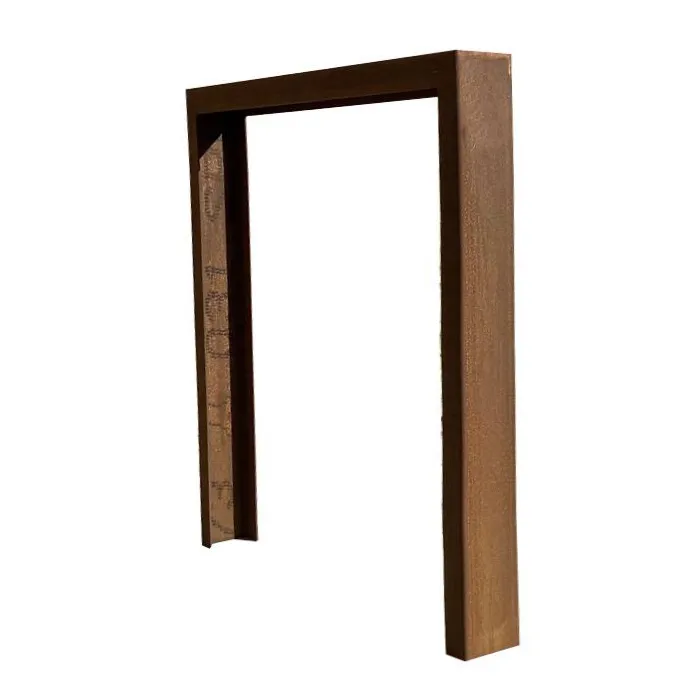 Anlehnbügel, U-Profil 80 x 40 mm, aus Cortenstahl, wahlweise mit Edelstahlaufsatz - Modellbeispiel: Anlehnbügel, U-Profil 80 x 40 mm aus ...