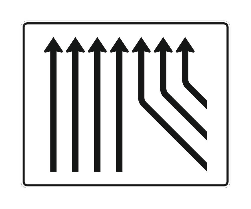 Zusammenf&uuml;hrungstafel nach Zeichen StVO 550-27