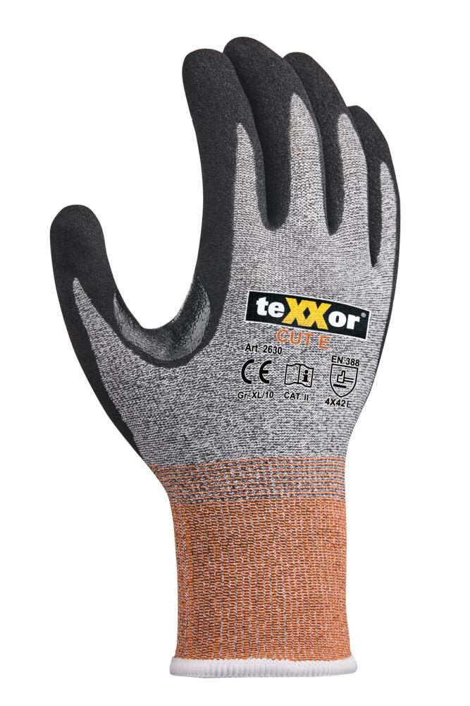teXXor&reg; Schnittschutz-Strickhandschuhe &prime;CUT E&prime;