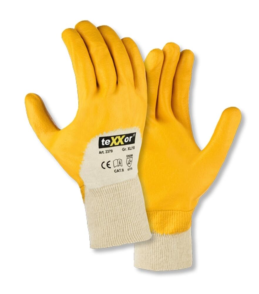 teXXor&reg; topline Nitril-Handschuhe &prime;STRICKBUND&prime;