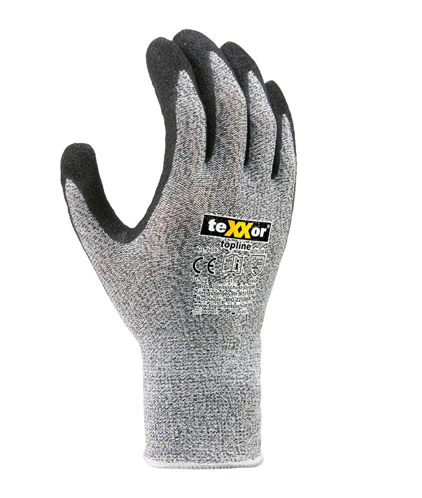teXXor&reg; topline Schnittschutz-Handschuhe &prime;NITRIL E&prime;