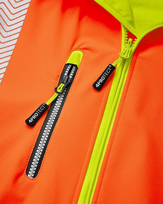 4PROTECT® Warnschutz-Softshelljacke HOUSTON