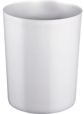 ZWINGO Sicherheitspapierkorb 13l rund grau oder schwarz, Kunststoff, schwer entflammbar, ohne Deckel