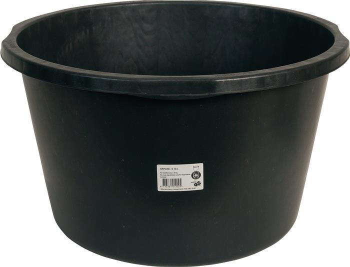 Mörtelkübel GRIPLINE O 40l, 65l, 90l verstärkt schwarz, 65l verstärkt weiß, C 45l, 90l kranbar blau