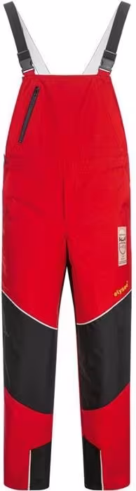Schnittschutzlatzhose SPEIERLING ELYSEE Gr.48-60 rot/schwarz/gelb, EN ISO 11393 Kl. 1, wasserabweisend
