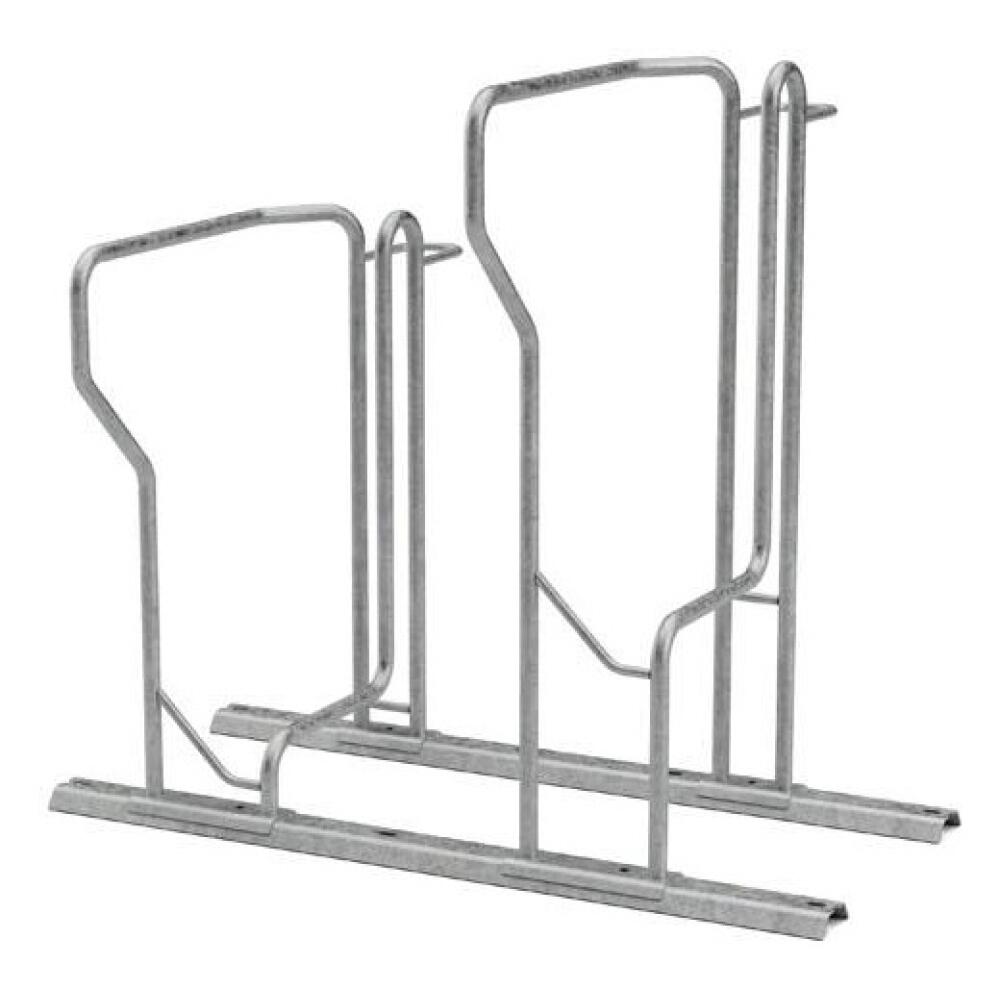 Fahrradst&auml;nder &prime;EPSILON&reg; PLUS&prime;, einseitige Radeinstellung, Radabstand 500 o. 700 mm, 2-4 Stellpl&auml;tze, 1-4 B&uuml;gel, ADFC empfohlen, feuerverzinkt