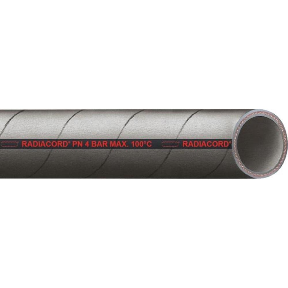 K&uuml;hlwasserschlauch RADIACORD&reg; 10-50mm, 40m, EPDM, max. 100&deg;C, 4-6 Bar, schwarz, TEGUMA