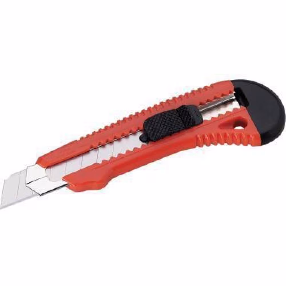 ALCO Cutter Profi 18mm, orange, mit Abbrechvorrichtung, Metallf&uuml;hrung, Rasterautomatik