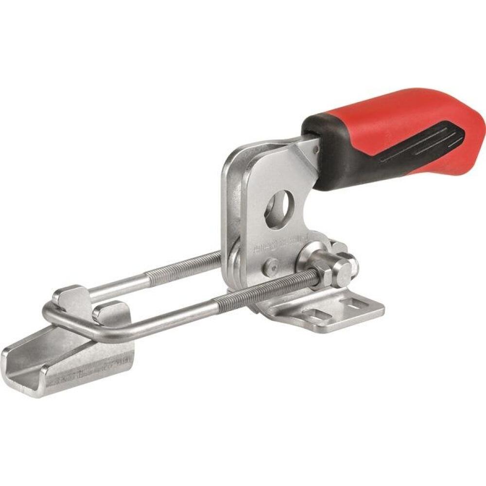 Verschlussspanner Nr.6848HNI Gr.2-4, horizontal, Edelstahl, f&uuml;r Lebensmittelindustrie, inkl. Gegenhalter