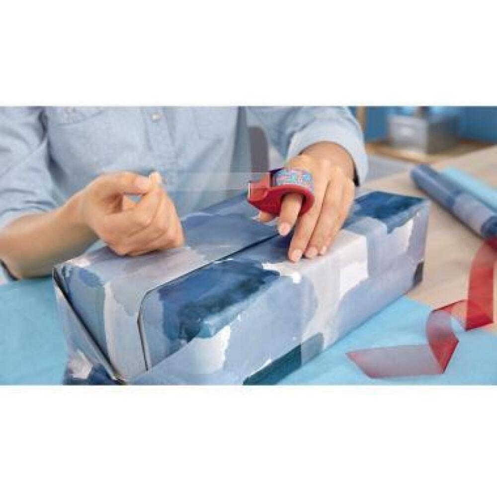 tesa Handabroller Mini 57858-00000, 58230-00000, 19mmx10m, rot/blau oder sortiert, inkl. Klebefilm