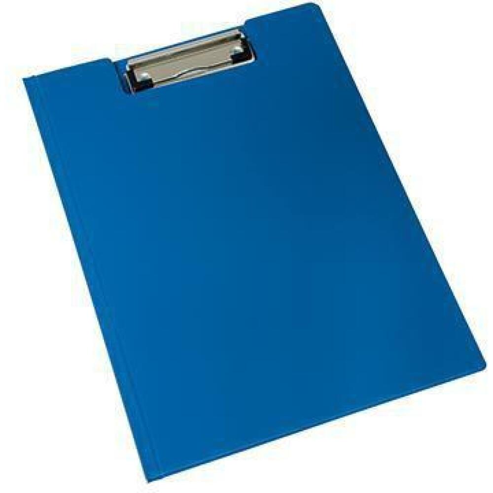 Klemmbrettmappe DIN A4 Polypropylen, blau, rot oder schwarz, mit Deckel, f&uuml;r Bl&ouml;cke und Bl&auml;tter